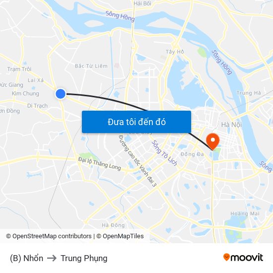 (B) Nhổn to Trung Phụng map