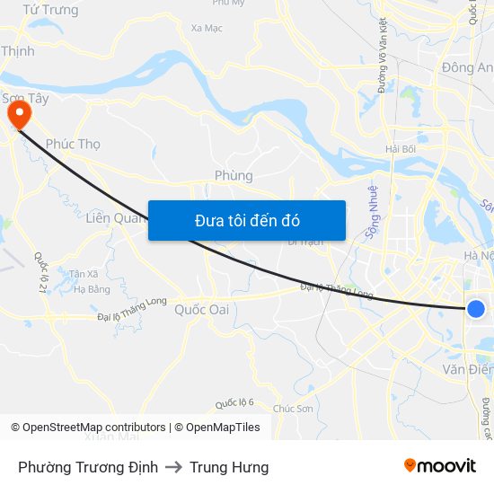 Phường Trương Định to Trung Hưng map