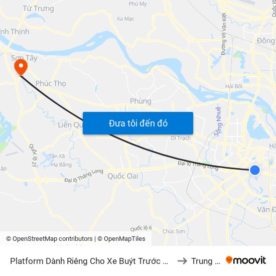 Platform Dành Riêng Cho Xe Buýt Trước Nhà 604 Trường Chinh to Trung Hưng map