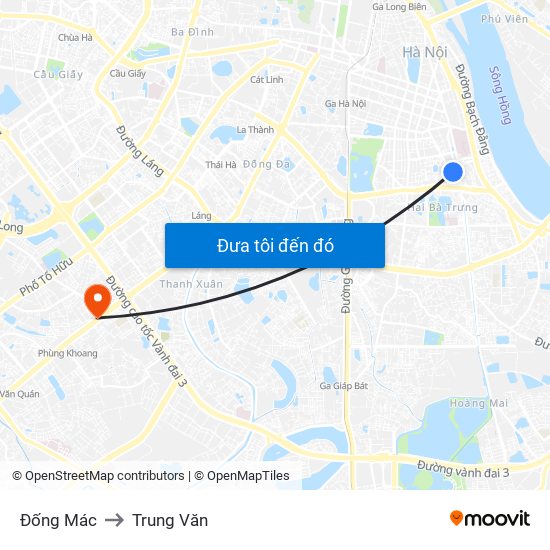 Đống Mác to Trung Văn map