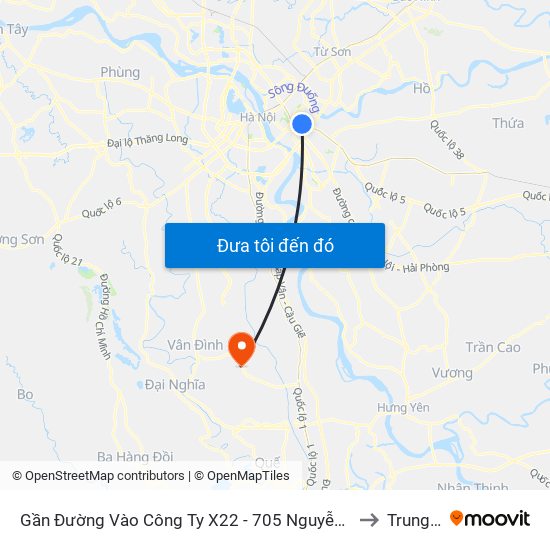 Gần Đường Vào Công Ty X22 - 705 Nguyễn Văn Linh to Trung Tú map