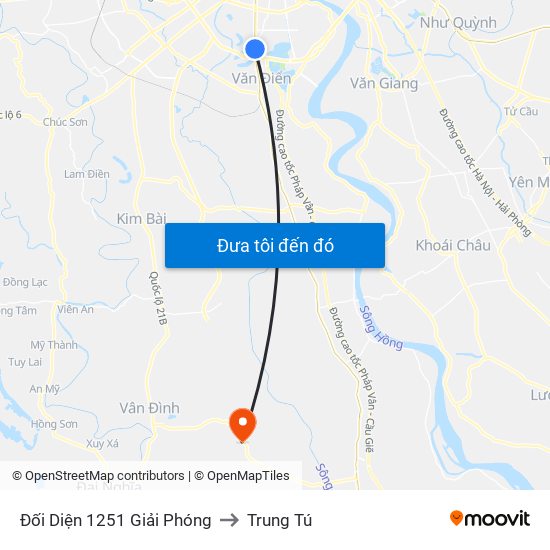 Đối Diện 1251 Giải Phóng to Trung Tú map