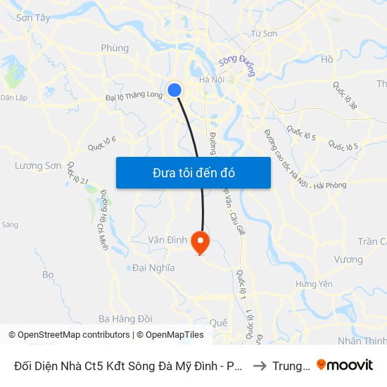 Đối Diện Nhà Ct5 Kđt Sông Đà Mỹ Đình - Phạm Hùng to Trung Tú map