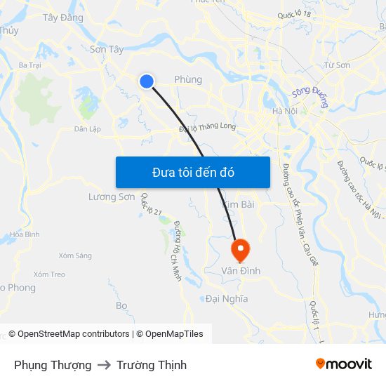 Phụng Thượng to Trường Thịnh map