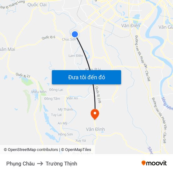 Phụng Châu to Trường Thịnh map