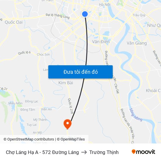 Chợ Láng Hạ A - 572 Đường Láng to Trường Thịnh map