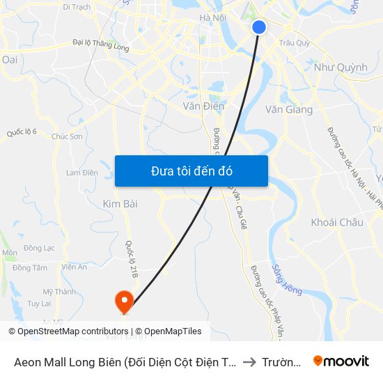 Aeon Mall Long Biên (Đối Diện Cột Điện T4a/2a-B Đường Cổ Linh) to Trường Thịnh map