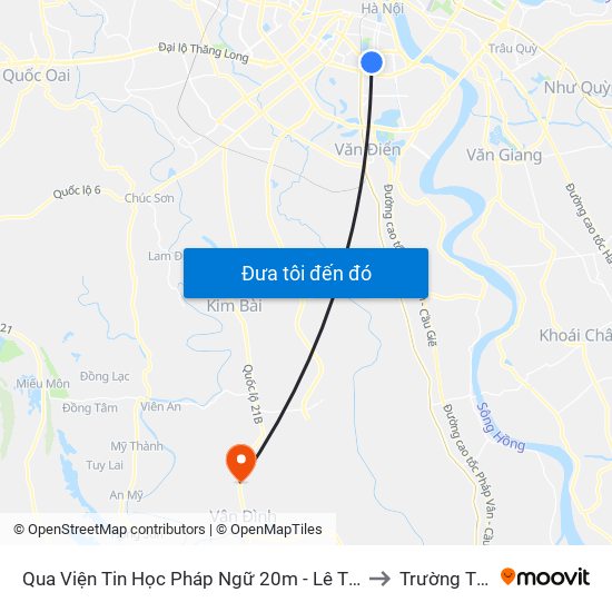 Qua Viện Tin Học Pháp Ngữ 20m - Lê Thanh Nghị to Trường Thịnh map