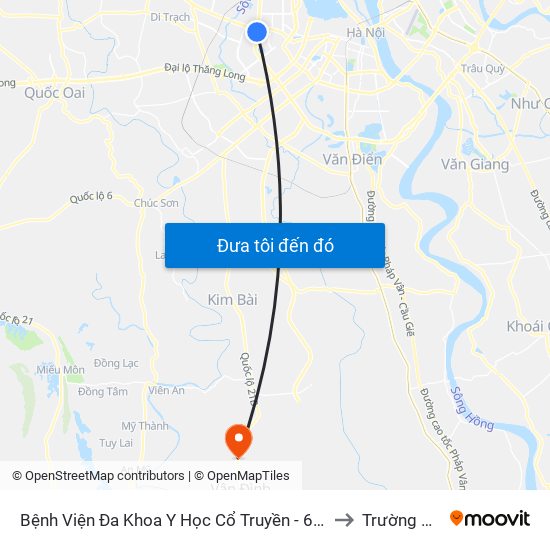 Công Ty Miwon - Phạm Hùng to Trường Thịnh map