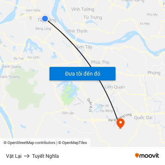 Vật Lại to Tuyết Nghĩa map