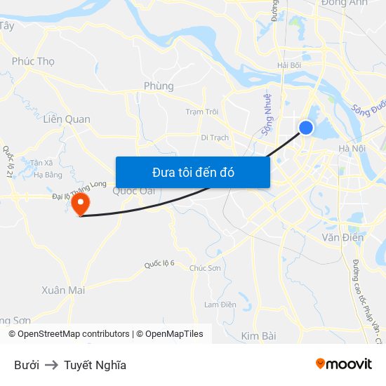 Bưởi to Tuyết Nghĩa map