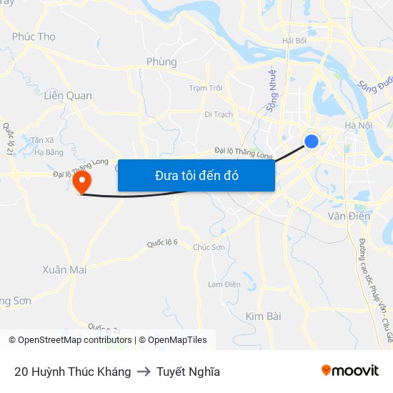 20 Huỳnh Thúc Kháng to Tuyết Nghĩa map