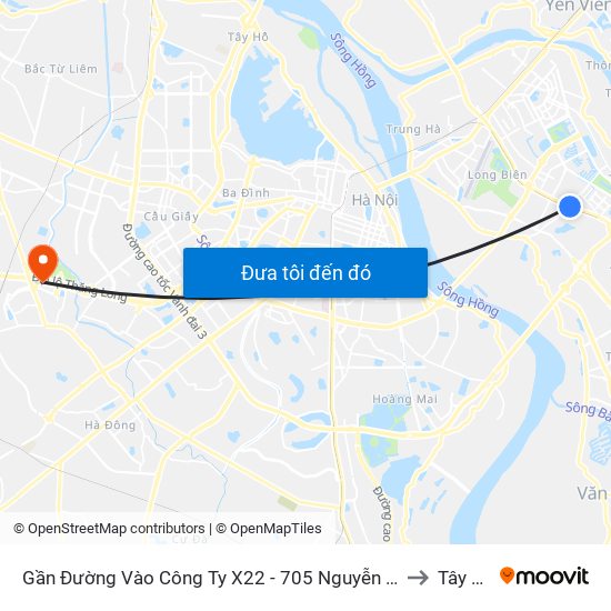 Gần Đường Vào Công Ty X22 - 705 Nguyễn Văn Linh to Tây Mỗ map