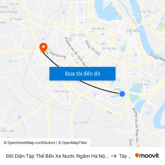 Đối Diện Tập Thể Bến Xe Nước Ngầm Hà Nội - Ngọc Hồi to Tây Mỗ map