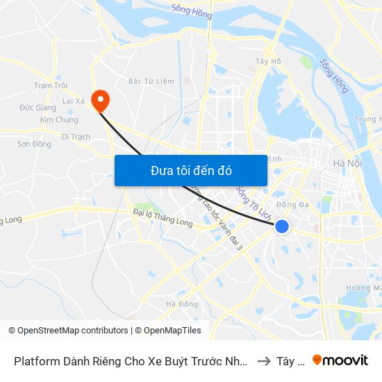 Platform Dành Riêng Cho Xe Buýt Trước Nhà 604 Trường Chinh to Tây Tựu map