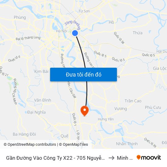 Gần Đường Vào Công Ty X22 - 705 Nguyễn Văn Linh to Minh Tân map