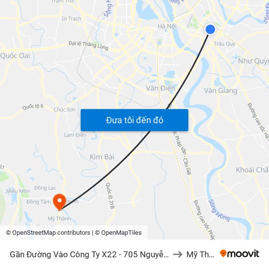 Gần Đường Vào Công Ty X22 - 705 Nguyễn Văn Linh to Mỹ Thành map