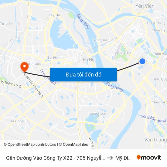 Gần Đường Vào Công Ty X22 - 705 Nguyễn Văn Linh to Mỹ Đình 1 map
