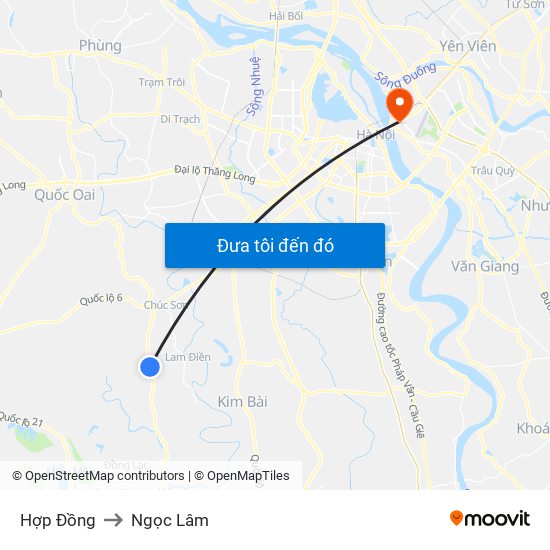 Hợp Đồng to Ngọc Lâm map