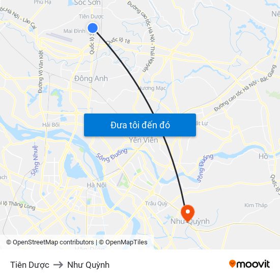 Tiên Dược to Như Quỳnh map