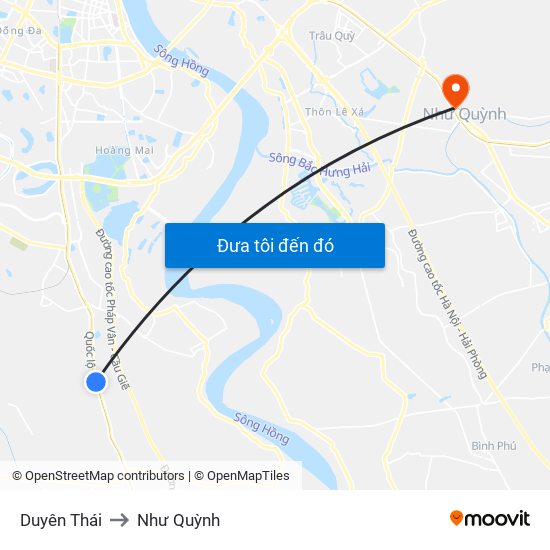 Duyên Thái to Như Quỳnh map