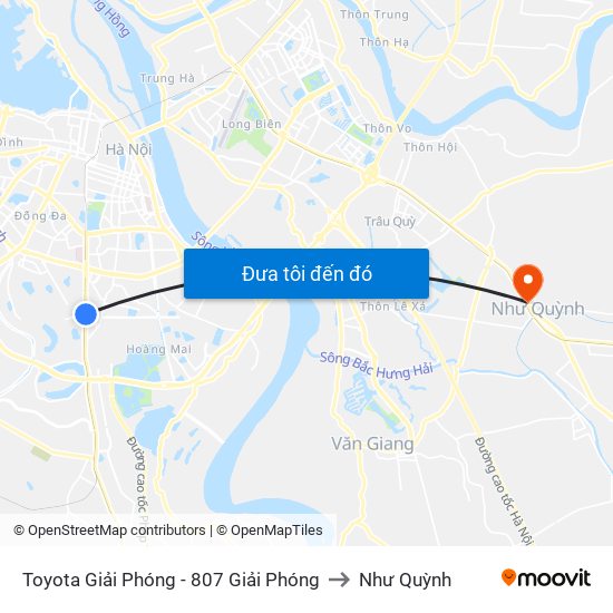 Toyota Giải Phóng - 807 Giải Phóng to Như Quỳnh map