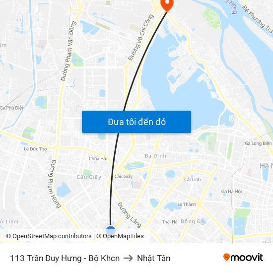 113 Trần Duy Hưng - Bộ Khcn to Nhật Tân map