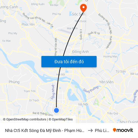 Nhà Ct5 Kđt Sông Đà Mỹ Đình - Phạm Hùng to Phù Linh map