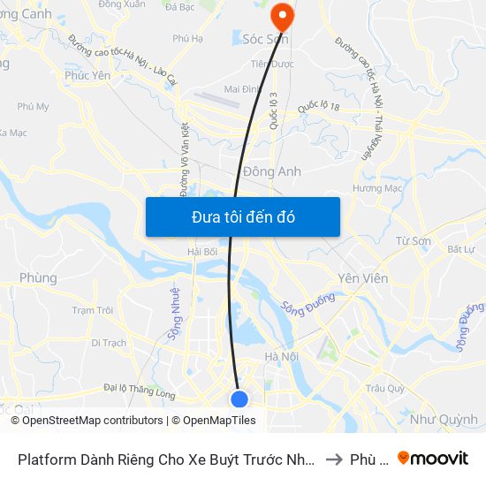 Platform Dành Riêng Cho Xe Buýt Trước Nhà 604 Trường Chinh to Phù Linh map