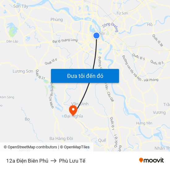 12a Điện Biên Phủ to Phù Lưu Tế map