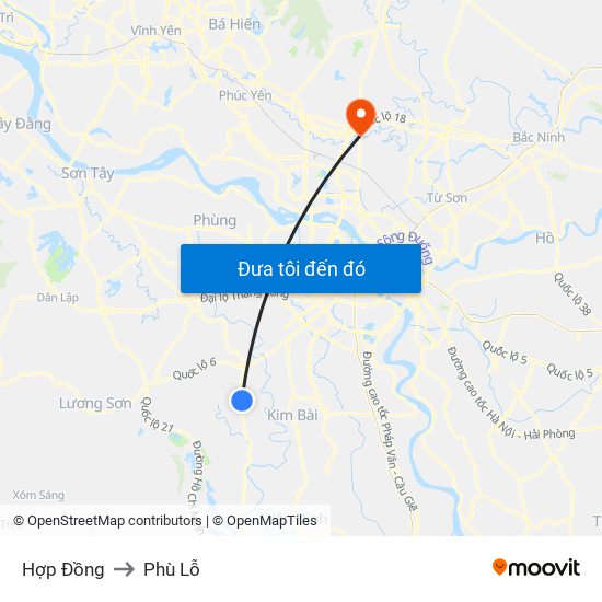 Hợp Đồng to Phù Lỗ map