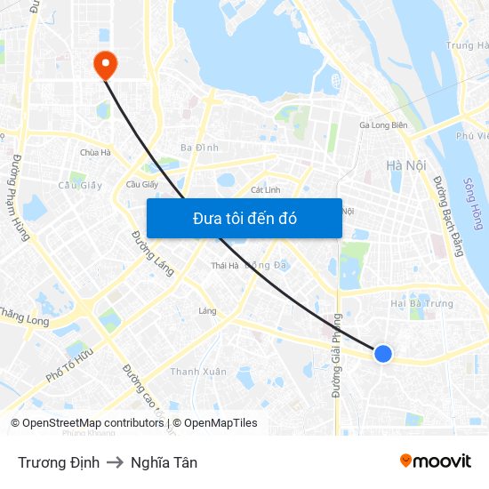 Trương Định to Nghĩa Tân map