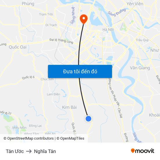 Tân Ước to Nghĩa Tân map