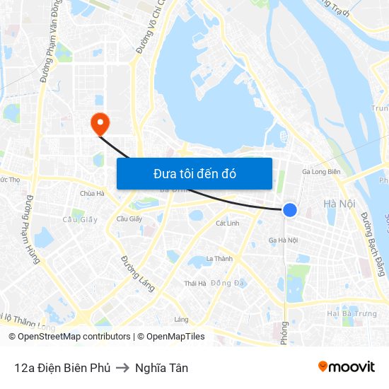 12a Điện Biên Phủ to Nghĩa Tân map