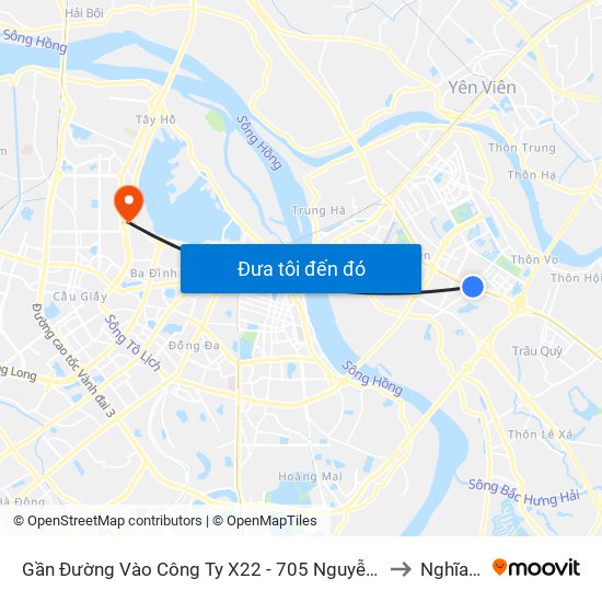 Gần Đường Vào Công Ty X22 - 705 Nguyễn Văn Linh to Nghĩa Đô map