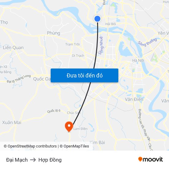 Đại Mạch to Hợp Đồng map