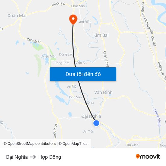 Đại Nghĩa to Hợp Đồng map