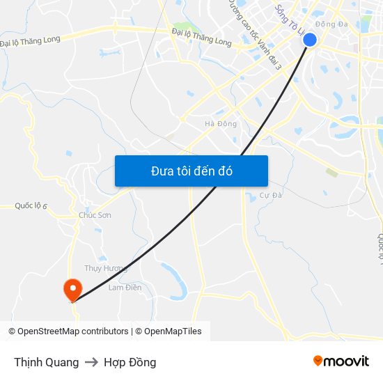 Thịnh Quang to Hợp Đồng map