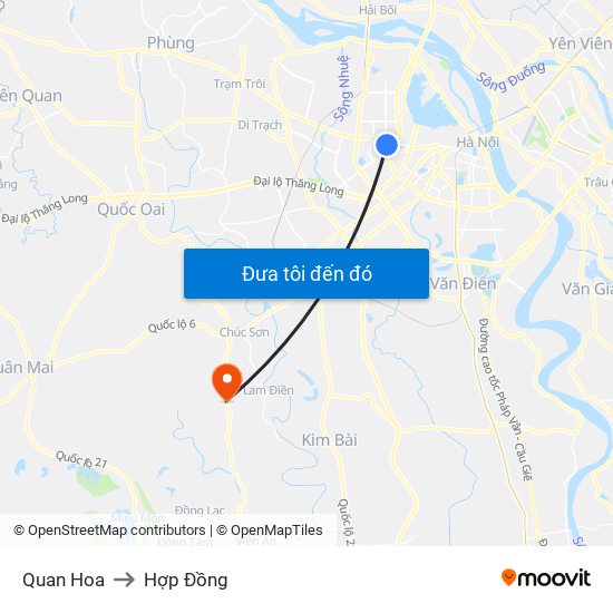 Quan Hoa to Hợp Đồng map