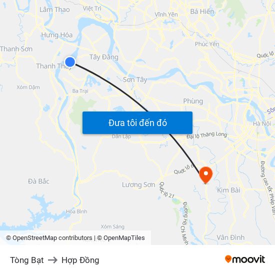 Tòng Bạt to Hợp Đồng map