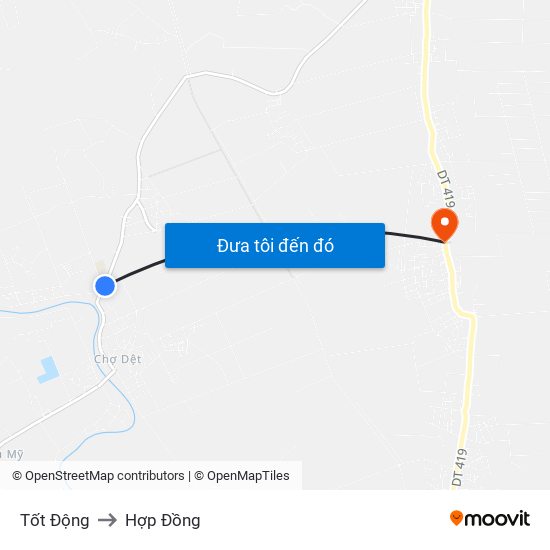 Tốt Động to Hợp Đồng map
