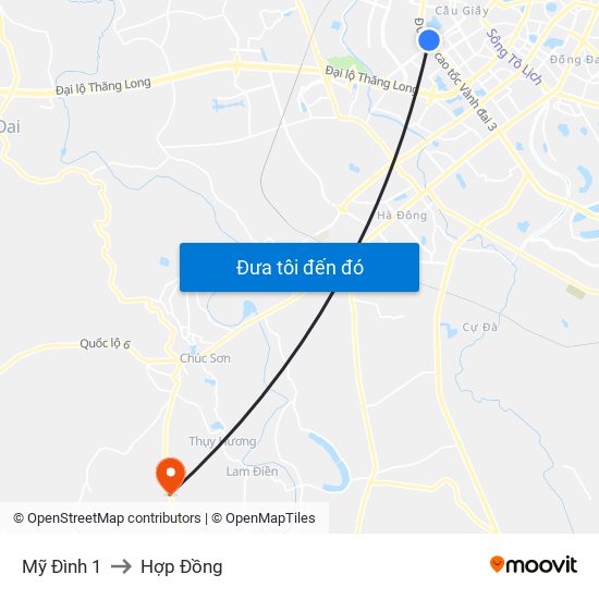 Mỹ Đình 1 to Hợp Đồng map
