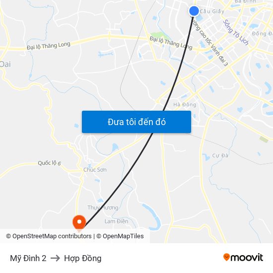 Mỹ Đình 2 to Hợp Đồng map