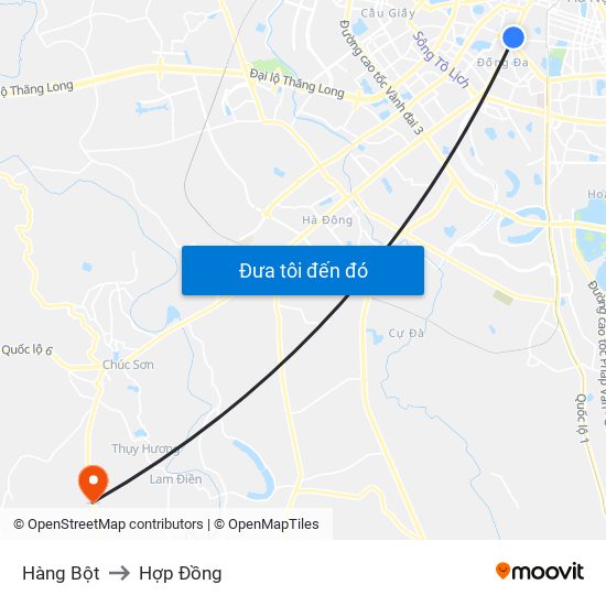 Hàng Bột to Hợp Đồng map