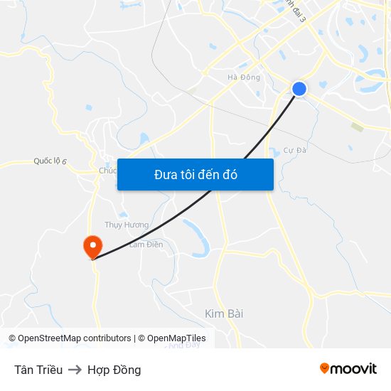 Tân Triều to Hợp Đồng map