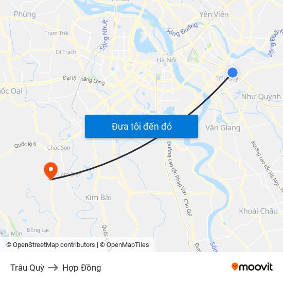 Trâu Quỳ to Hợp Đồng map