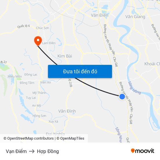 Vạn Điểm to Hợp Đồng map