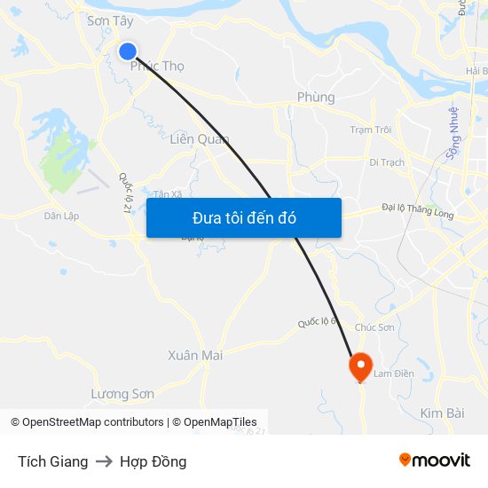Tích Giang to Hợp Đồng map
