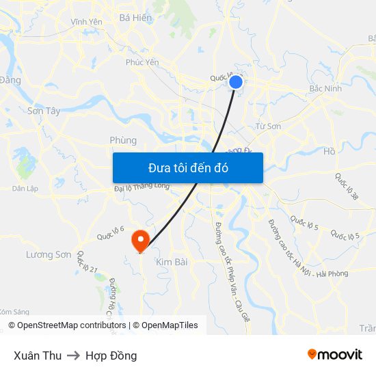 Xuân Thu to Hợp Đồng map