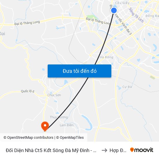 Đối Diện Nhà Ct5 Kđt Sông Đà Mỹ Đình - Phạm Hùng to Hợp Đồng map